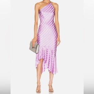 Michelle Mason Silk Purple dress